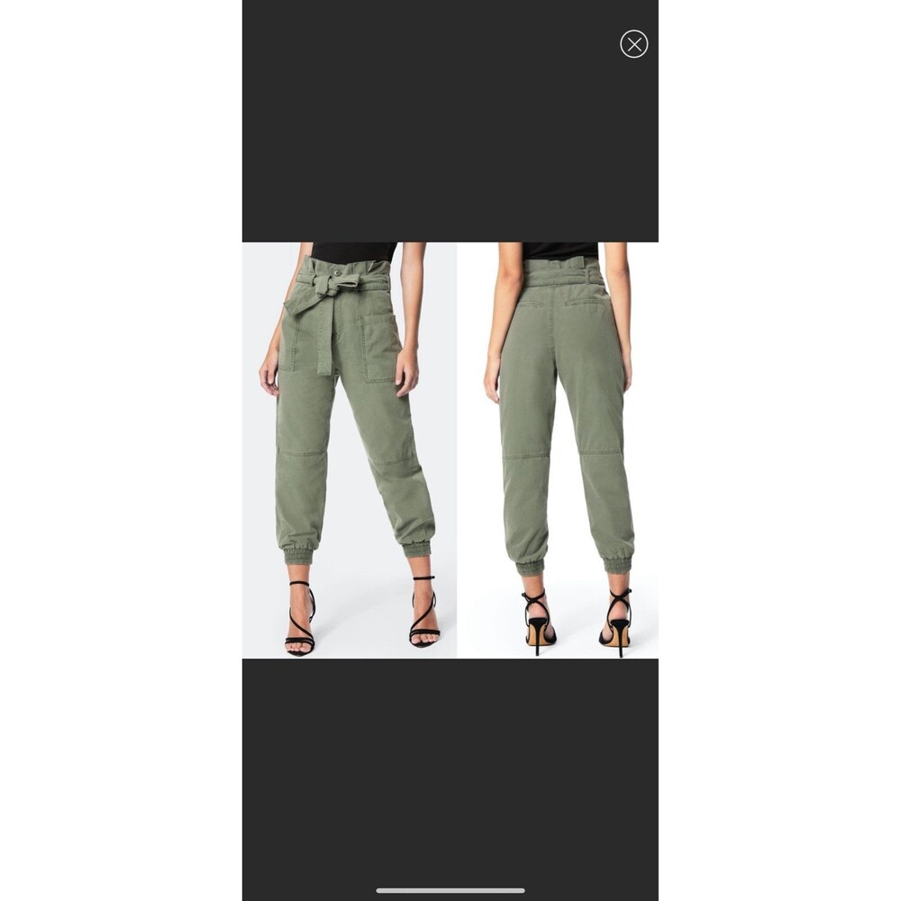 Joe’s Jeans • Paperbag Utility Jogger army khaki green 29   GUC have small stain
